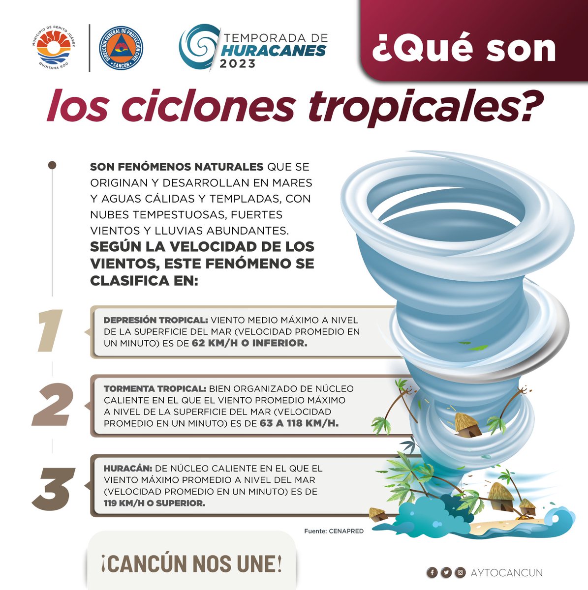 Protección Civil Cancún tweet media