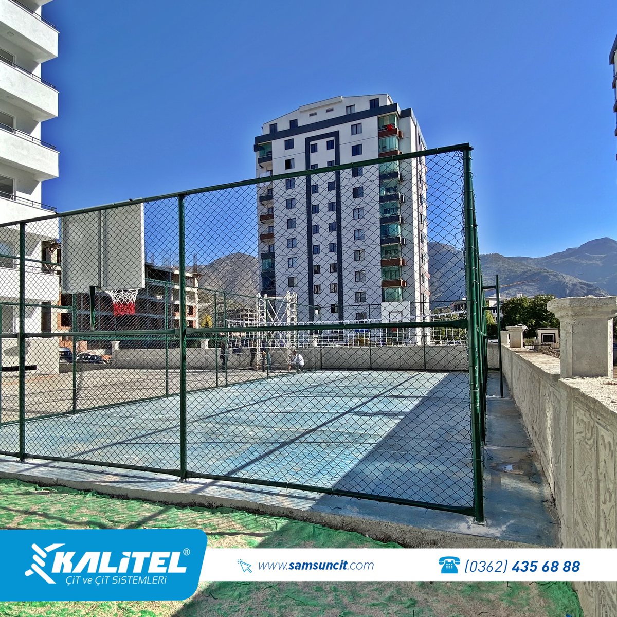 kalitelcit's tweet photo. ✅Yapılan Uygulama: H:300cm.lik Basketbol ve Voleybol Saha Uygulamamız...
📍Uygulama Yeri: Merkez/Amasya
( Çıtak İnş. San. Tic. Ltd. Şti. )

✔️Keşif ve Bilgi İçin;
☎️0362 435 68 88
📱0545 688 55 05
🌍https://t.co/uDcbNP8pj9

#amasya #suluova #merzifon #halısaha #samsun #çit https://t.co/1oGxs93fZ6