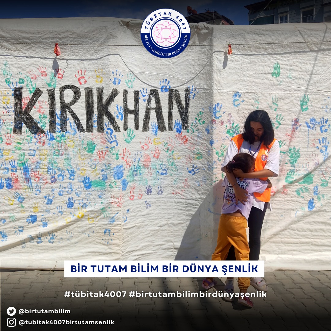 Bir Tutam Bilim Bir Dünya Şenlik
📍Hesabımızı takip ederek projemizin tüm detayları hakkında bilgi sahibi olabilirsiniz.
📩 Ayrıca bizlere birtutambilimbirdunyasenlik@gmail.com adresinden ulaşbilirsiniz.

#tübitak4007 #birtutambilimbirdünyaşenlik #tübitak #bilimşenliği