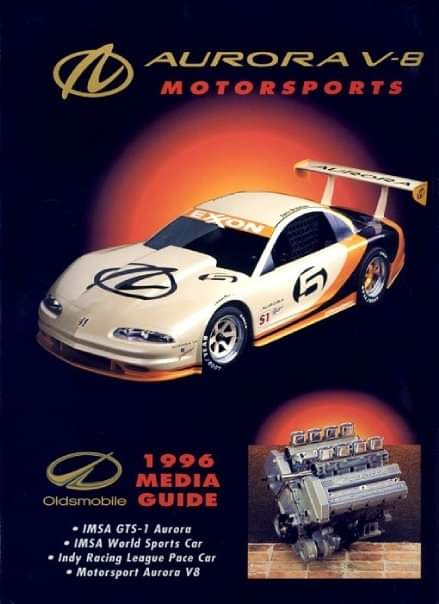 TheGTCatalog's tweet photo. --Oldsmobile Aurora GTS-1--
Following up on the surprisingly speedy Oldsmobile Cutlass, GM and Pratt &amp; Miller started an Oldsmobile Aurora racing program for IMSA in 1996. Factory-supported Brix Racing, piloted the Aurora on debut at the Daytona 24 Hours. (1/3) #GTCatalog https://t.co/zdZiku6bN2