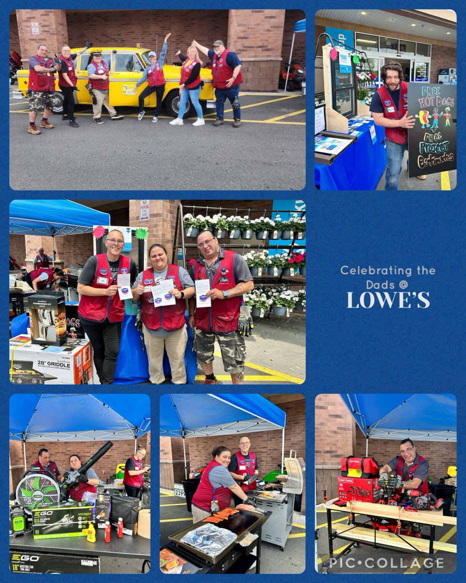 #weekendingatlowes today with a great Father’s Day grill of between <a href="/dessilva631/">destiny silva</a> and <a href="/jbattillo2013/">Jen</a>! Gregg was also running some tool demos for all the Dads out there. Awesome time! <a href="/erick_marrero11/">Erick Marrero</a> <a href="/cag315/">colleen gee</a> @NigrelTim <a href="/Shanlee2115/">Sha</a>