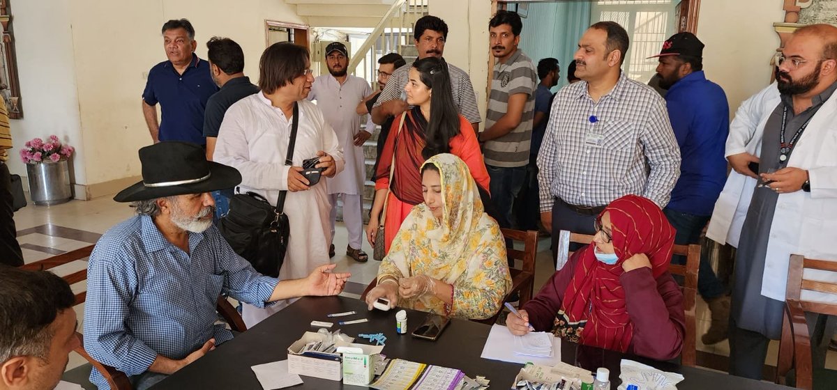 LHEAP_Project's tweet photo. LHEAP team supports implementation of health camp for the screening (HIV, HBV, HCV) and vaccination (Hepatitis B) of artists at Rawalpindi Arts Council. 
#hepatitiselimination #HBV #HCV #NoHep https://t.co/5sRvhoFAtX