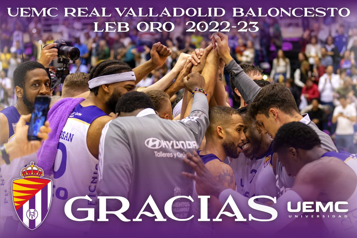 CBC_Valladolid's tweet image. 💜🙌 𝐆𝐑𝐀𝐂𝐈𝐀𝐒.

Por la gran temporada que hemos vivido juntos y por estar con nosotros en cada momento.

@UEMC #PucelaBasket