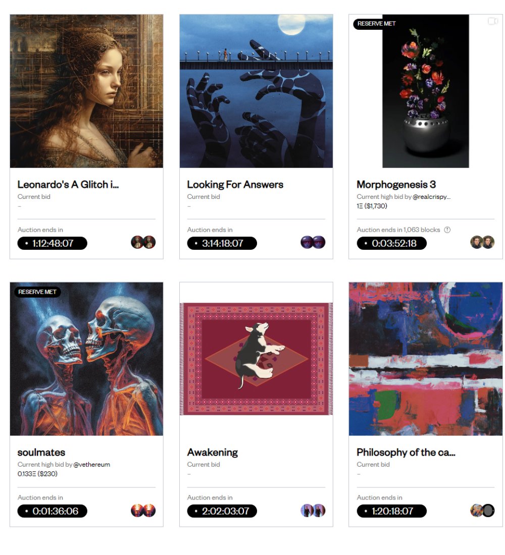 SuperRare Trending LiveAuctions: 

1-<a href="/bkayassi/">yassi</a> 
2-<a href="/donmarqvez/">Don</a> 
3-@Intodaysnight 
4-<a href="/ArtistJoyJo/">Joy Jo, The Artist</a> 
5-<a href="/mariafynsknorup/">Maria Fynsk Norup 💎🍂 eth/tez</a>
6-<a href="/jaaysart/">Storm</a> 
7-<a href="/chissweetart/">chissweetart</a> 
8-<a href="/DanielTaylorArt/">Dániel Taylor</a> 
9-<a href="/sterlingcrispin/">Sterling Crispin 🕊️</a> 
10-@lrfaanz
11-<a href="/SFUMATO_/">SFUMATO 💎</a> 
12-@rosenhainarte