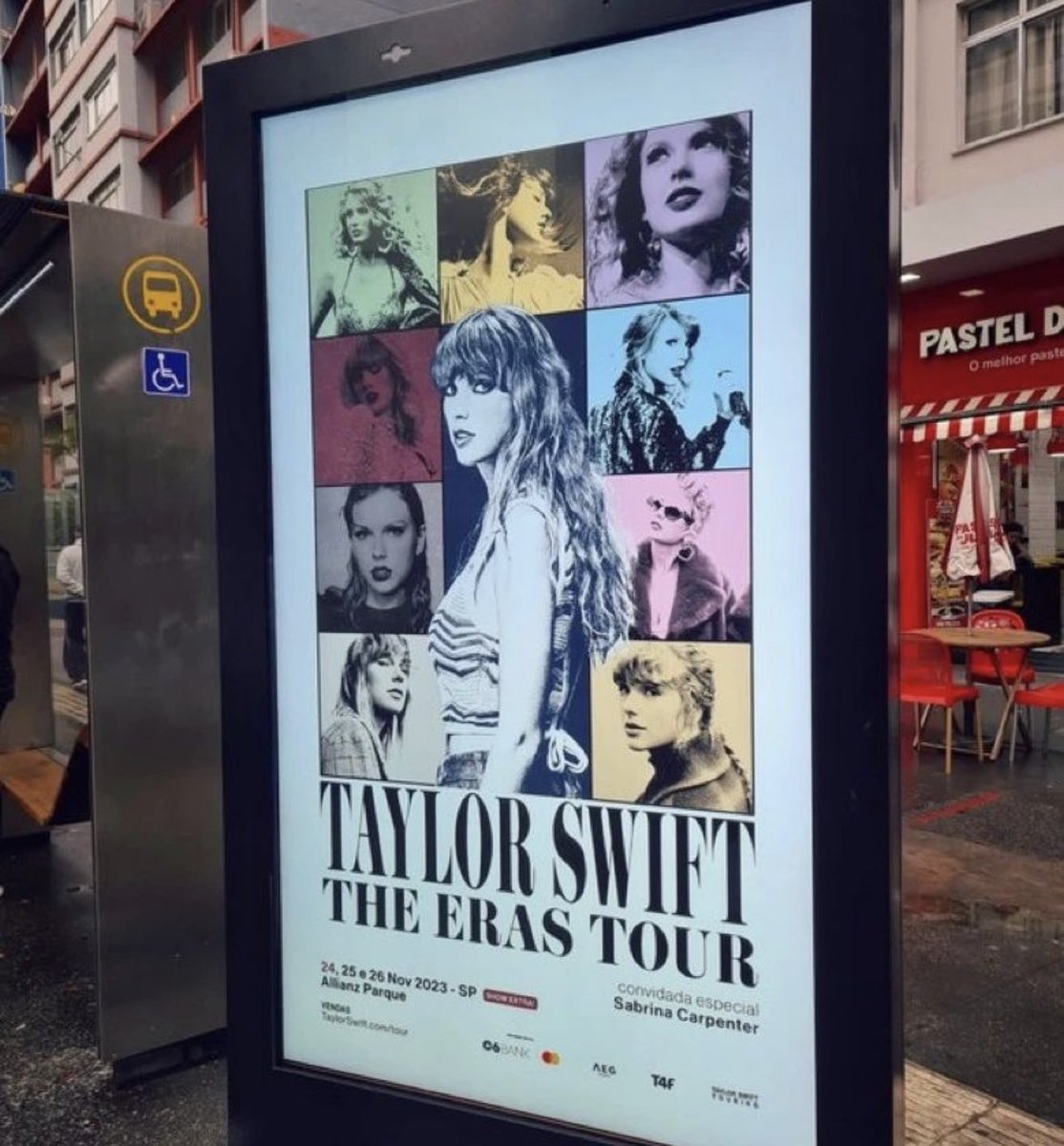 @TaylorSwift13 Eras Tour Poster in São Paulo #TSTheErasTour #LatinAmerica #ErasTourSaoPaulo #LatinAmericaErasTour