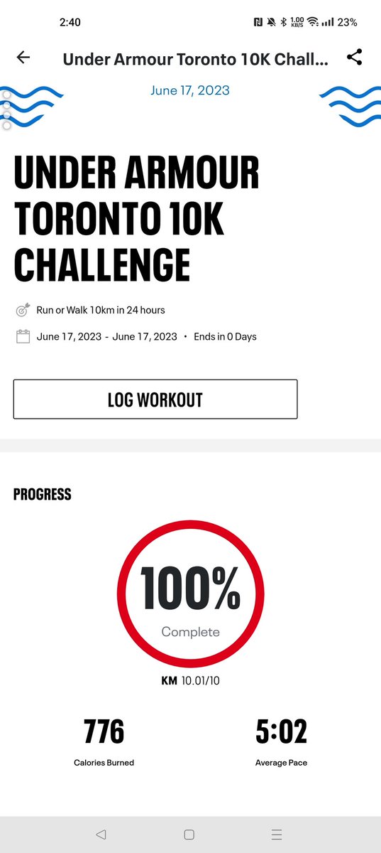 Ran my first 10K today!