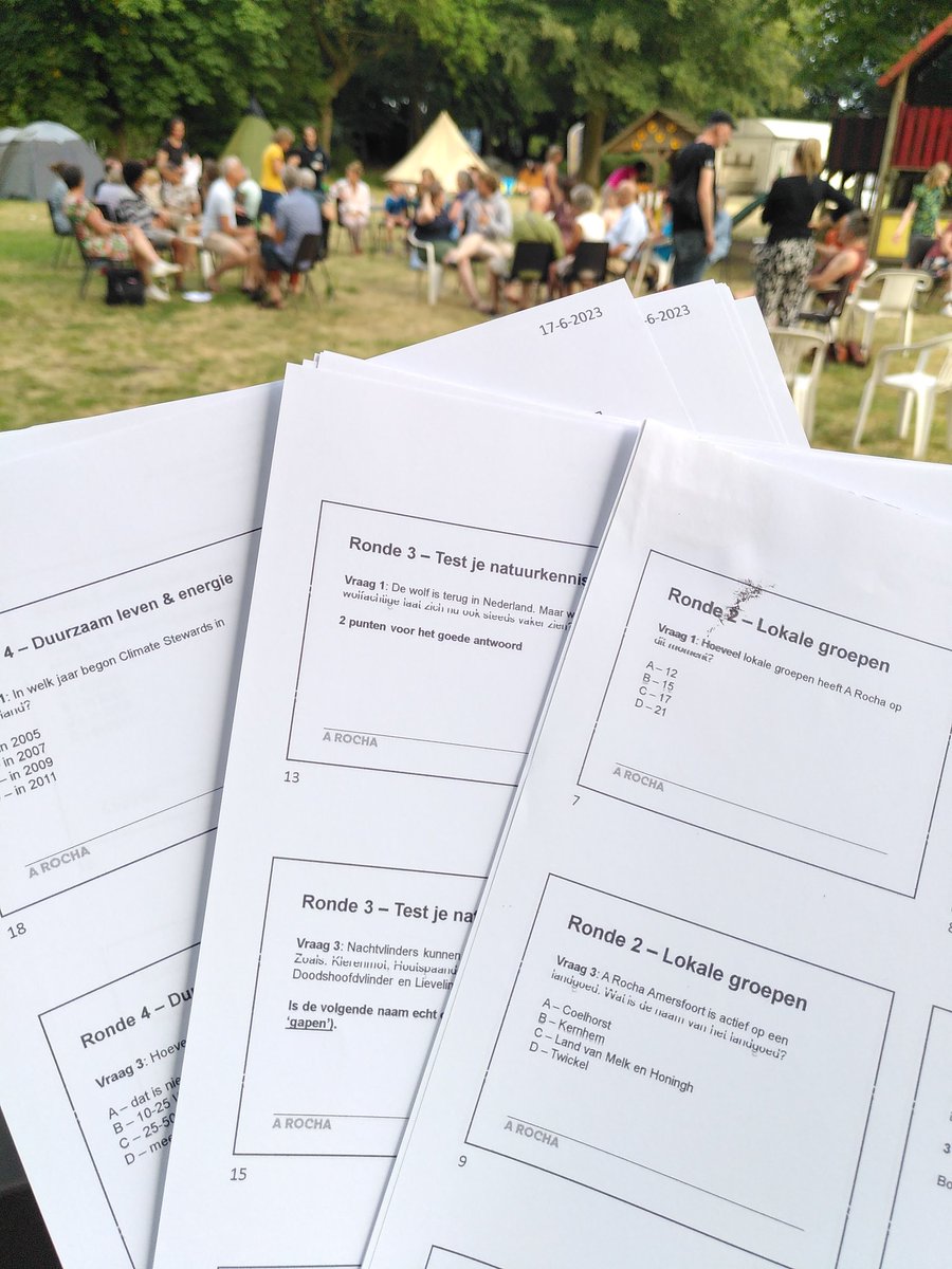 Pubquiz time! Wie weet het meeste van A Rocha, het klimaat en de natuur?