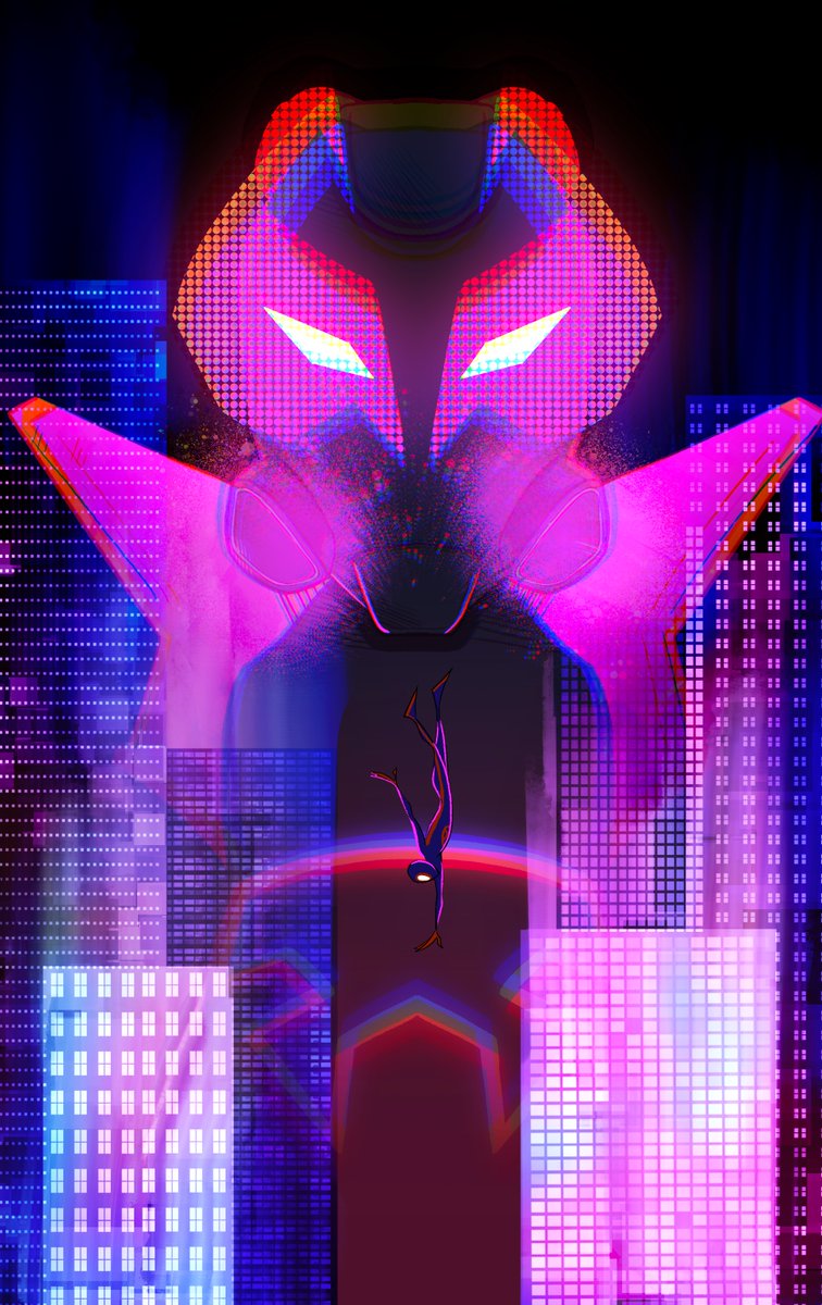 Far from Home #SpiderManAcrossTheSpiderVerse #SpiderVerse #MilesMoralesFanart #ProwlerMiles #Fanarts