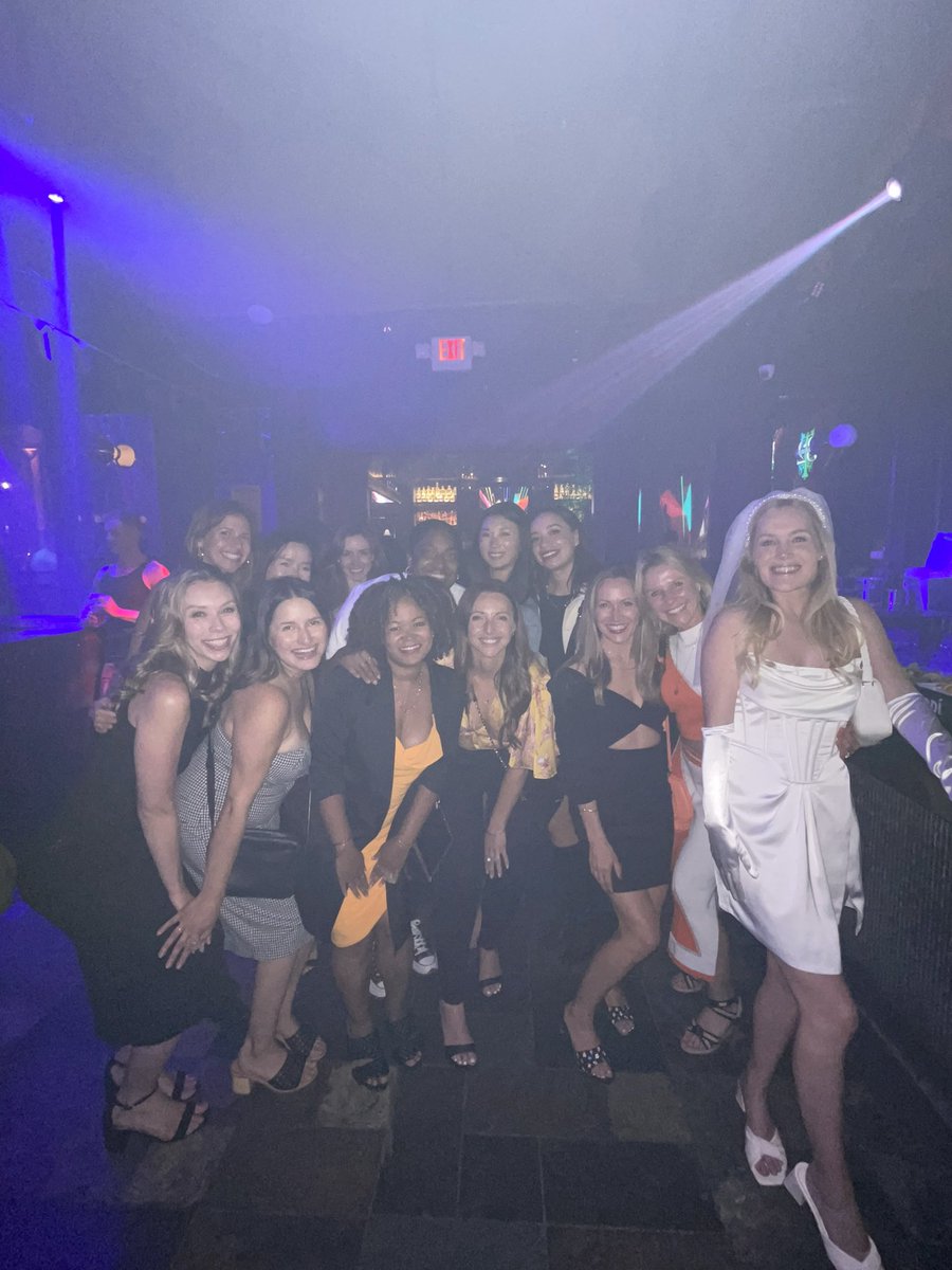 nikkimeagher's tweet photo. Celebrating 🥂 the beautiful👰‍♀️ @its_EmB with the OG flock ❤️🙏 https://t.co/J3K61uPUYF