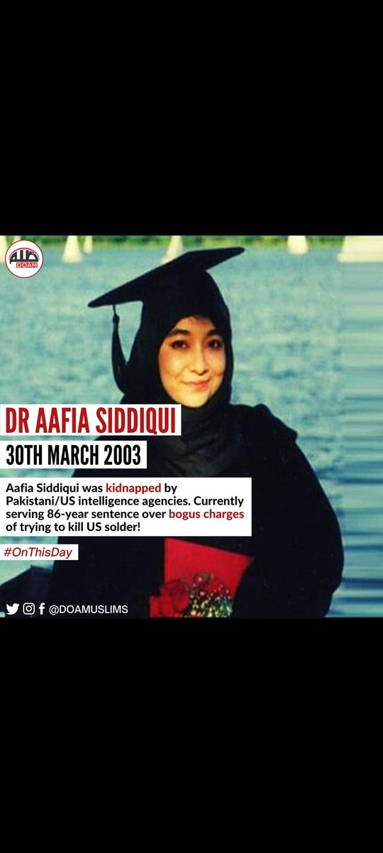 MohmmedAfroz3's tweet photo. BRING BACK AFIA SIDDIQUE
The woman whose freedom was sought and living the horrible life in US prison
#releaseafia #bringbackafiasiddique
#Drafiasiddique https://t.co/TuCPzlcT7l