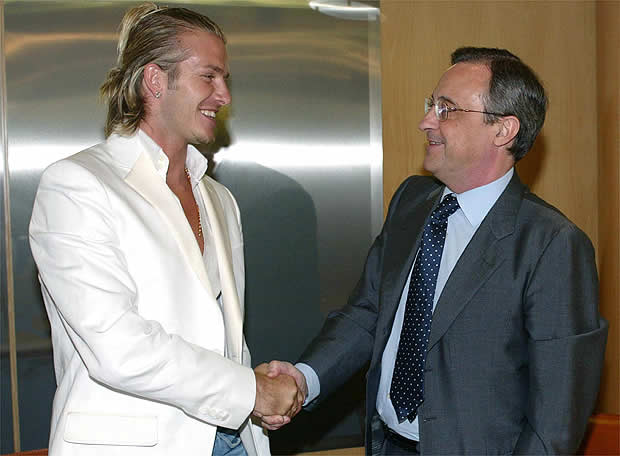 FonsiLoaiza's tweet photo. Hoy se cumplen 20 años del fichaje de David Beckham por el Real Madrid de Florentino Pérez. José María Aznar le creó su propia Ley para que pagara los mismos impuestos que un mileurista en España. La España del pelotazo. https://t.co/CubVSehgnR
