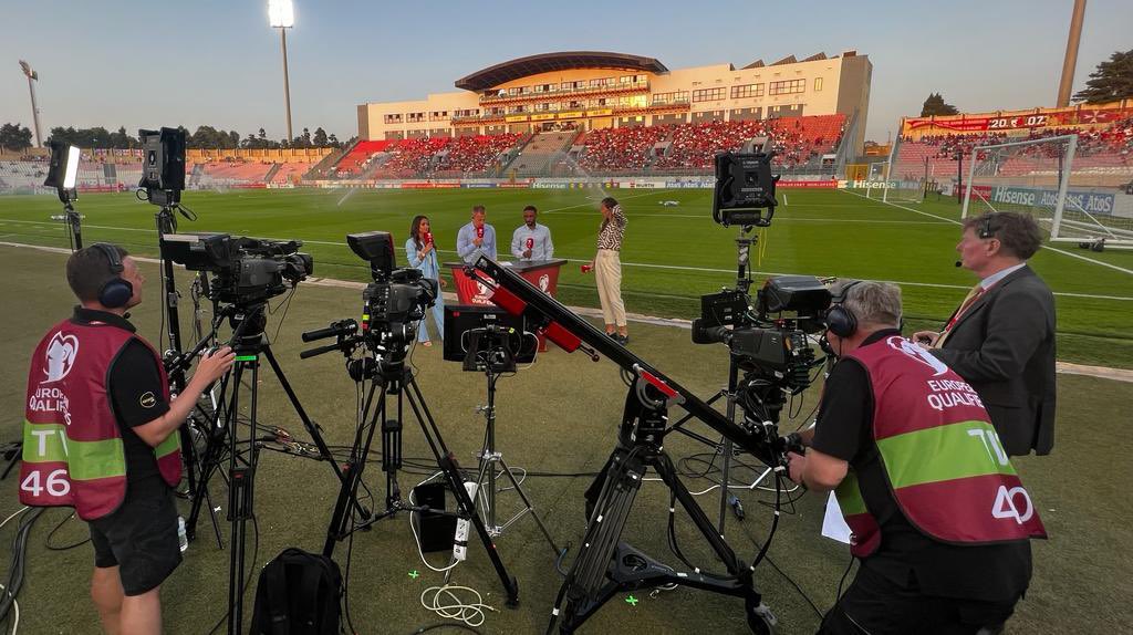 KiCK512TV's tweet photo. Itโs been an incredible few days for us. #MALENG in Malta last night for Englands #Euro2024Qualifiers @England and England v N. Macedonia on Monday! Special thanks to @IMGStudios @dickieday79 @julesbreach @KellySomers @SteveBowercomm ๐๐ https://t.co/zOaTI46k9K