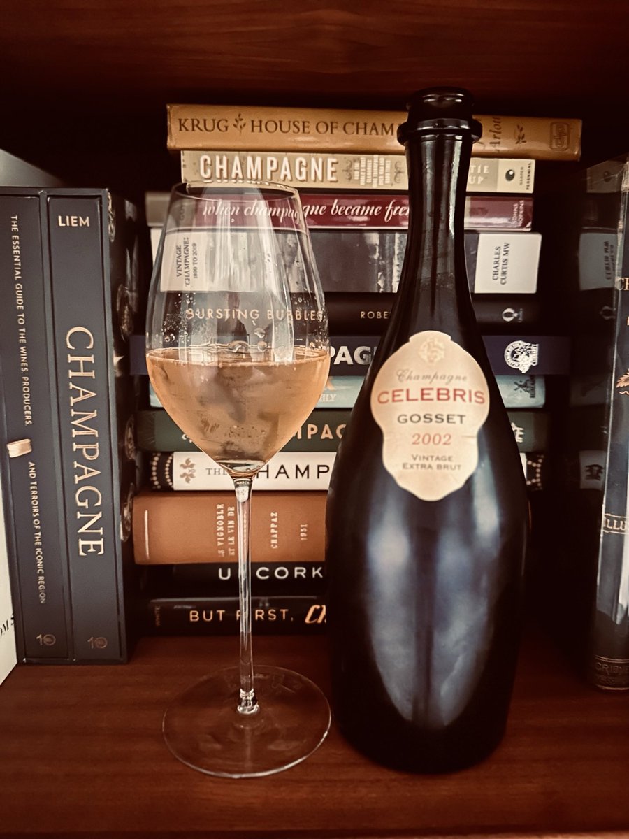The last of my 2002 Gosset Celebris went down last night. What a great wine I’ve enjoyed over the years since I bought several bottles in 2016. This is my kind of wine investing, where the dividends are paid out in a glass.