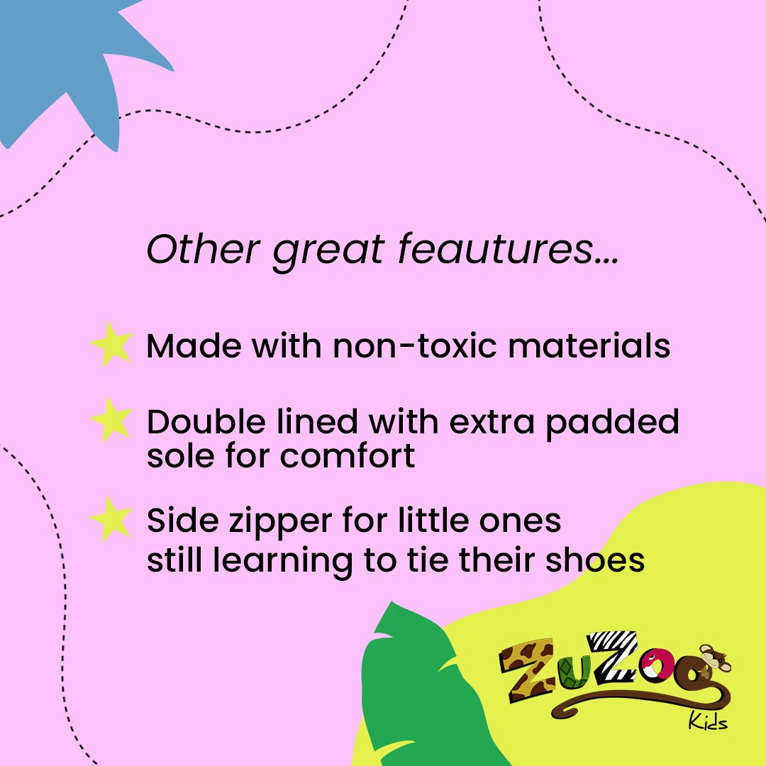 👟Here are some of our most frequently asked questions! Anything else you want to know? Comment below ⬇

#faqs #zuzookids #zuzooshoes #kidsshoes #shoestagram #shoes #animalshoes #stepIntofun #blackownedbusiness #womenowned