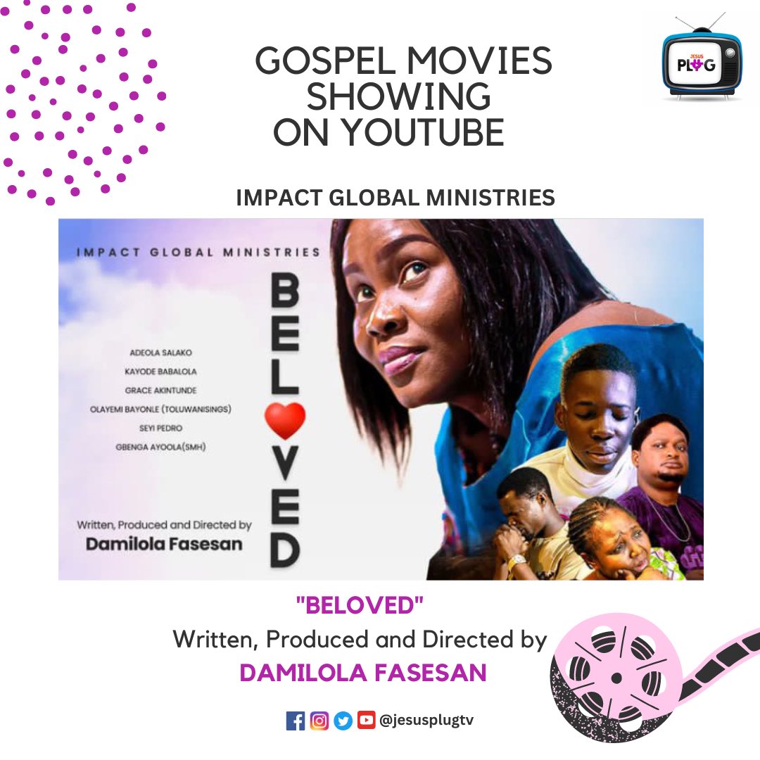 jesusplugtv's tweet photo. 🎬BEL❤️VED | This is an inspiring & soul winning movie for you & your family to see.
#beloved #impactglobalministries #Jesus
#gospelfilms #christianmovies #happyweekend #exploregospel #jesusplug #jesusplugtv https://t.co/uljISigpFD