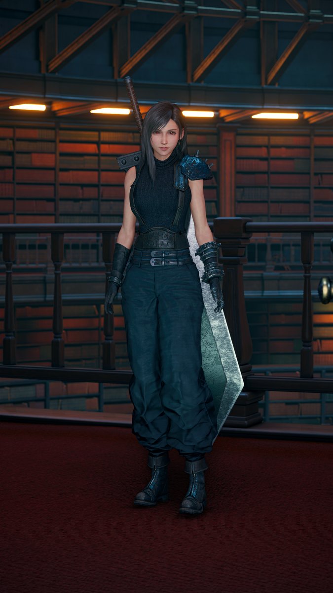 1st Class Tifa (she's just cosplaying as her bf actually)