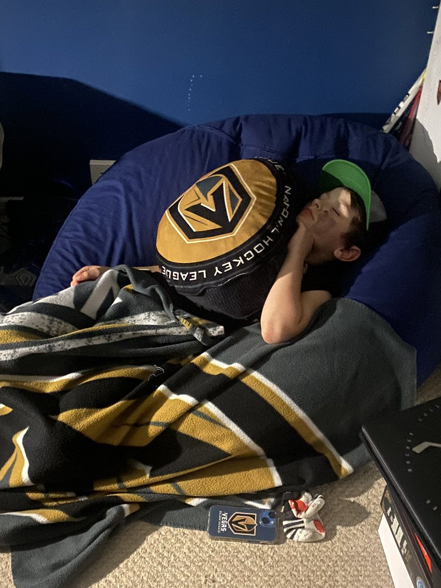 Congratulations to <a href="/GoldenKnights/">Vegas Golden Knights</a> on winning the <a href="/StanleyCup/">The Stanley Cup</a> !!!
This kid gave all he had…saw the Cup and shut it down. Great playoff from our favorite Knight <a href="/WKarlsson71/">William Karlsson</a>