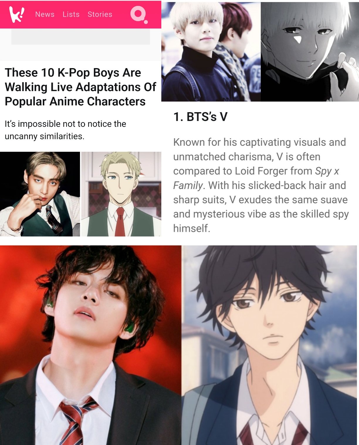Fans Matched These 13 Idols With Identical Anime Characters  Koreaboo