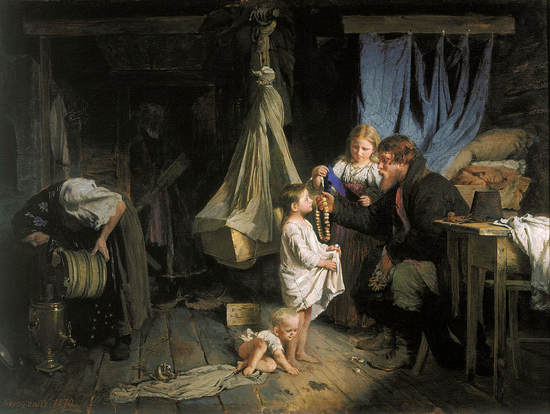 arte_angela's tweet photo. ALEXEI IVANOVICH KORZUJIN
Pintor Ruso
1835-1894
Óleo s/ Lienzo - 63 x 89 cm
"Regresando de la Ciudad" - 1870
. https://t.co/uJkXOBzXuu