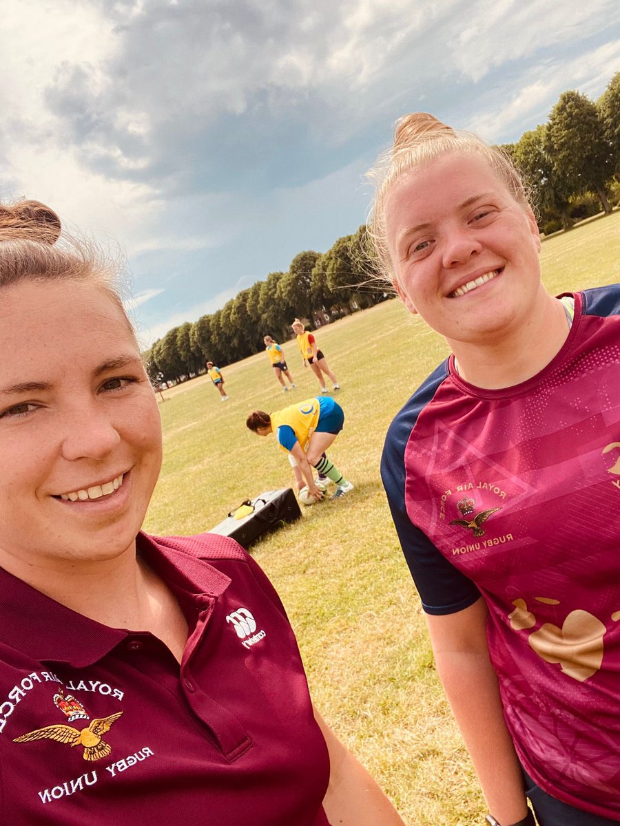 TugWilson3's tweet photo. Brilliant to have the @RFU Women’s U18, 7’s squad hosted by @RAFRugbyUnion Women this weekend at @RAFBrizeNorton Has Huge thank you to @StnCdrBZN &amp; @RoyalAirForce in helping consistently support so many rugby initiatives @fahey_daisy @RAFRU_Women @LouiseLatter @amycokayne https://t.co/ddTuFo2dLz