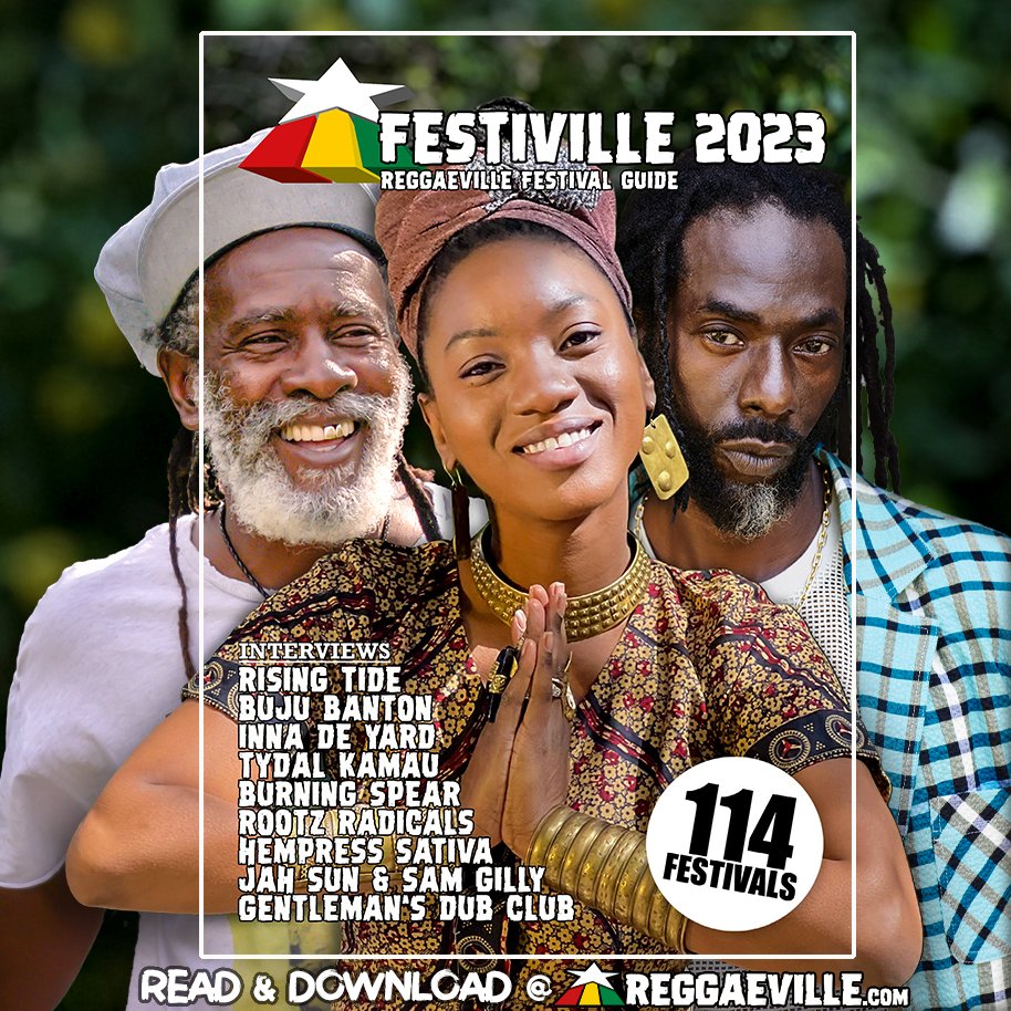 reggaeville's tweet photo. FESTIVILLE 2023 out now! READ &amp; DL @ https://t.co/wYDzvEDNZL
Reggaeville Festival Guide 2023 with 114 Festivals plus brand new &amp; exclusive interviews with Burning Spear, Buju Banton, Hempress Sativa and many more...
#Festiville2023 #Reggaeville #ReggaevilleFestivalGuide #Reggae https://t.co/my8KtZgVh1
