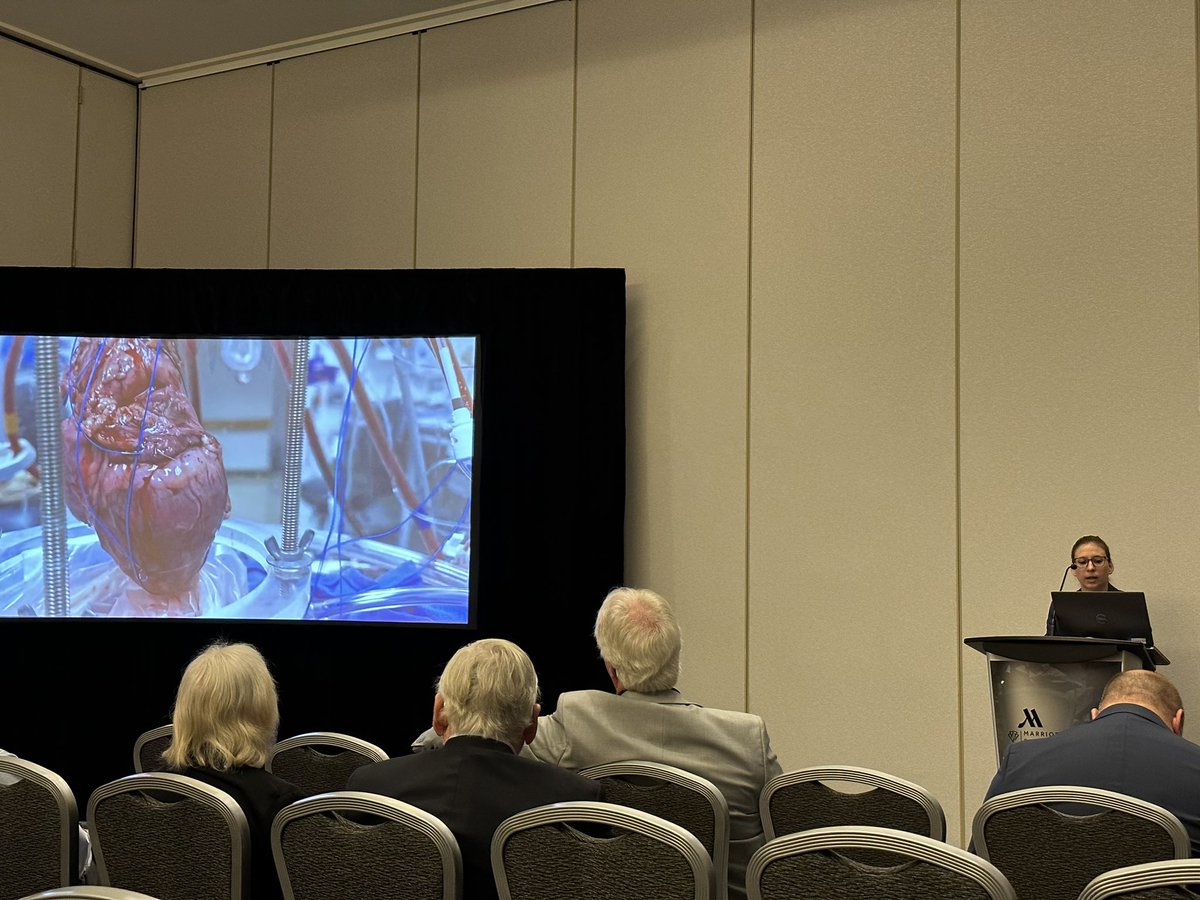 tylermdann's tweet photo. Awesome presentations on the future of heart transplantation!  Exciting to see the progress done on normothermic ex vivo heart perfusion. Congratulations! @BLSpencerMD @WilhelmSpencerK @ECMO_Bob @DanielHDrake #asaio2023 @ASAIO8 https://t.co/MqlP1atQXV