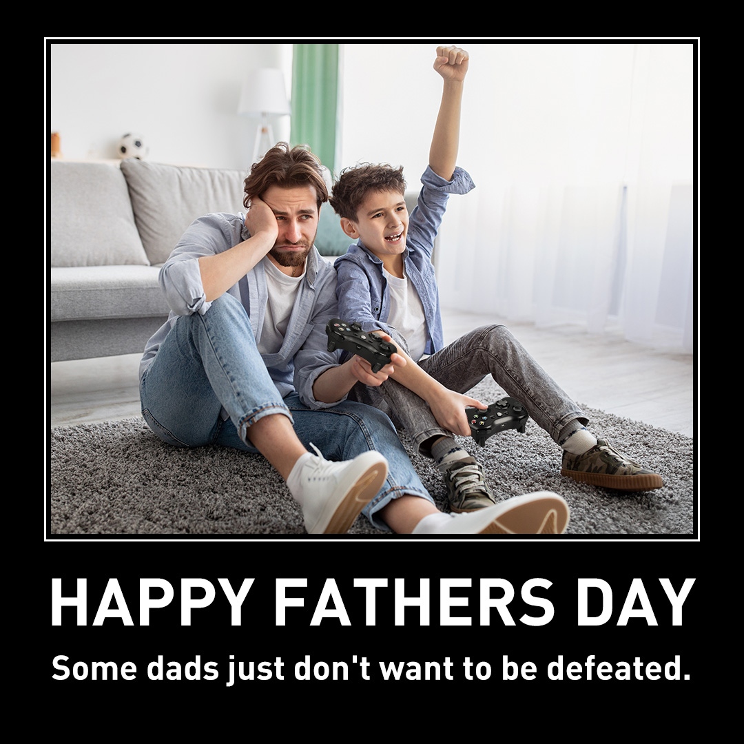 msigaming's tweet photo. Be kind to your dad on his day. ⁠

#MSI #TrueGaming #HappyFathersDay #MSIcontroller #GC20V2 #FatherandSon https://t.co/Hr4uowYms6