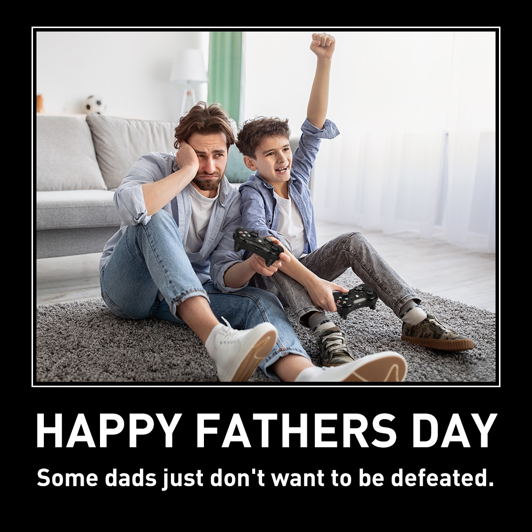 Be kind to your dad on his day. ⁠

#MSI #TrueGaming #HappyFathersDay #MSIcontroller #GC20V2 #FatherandSon