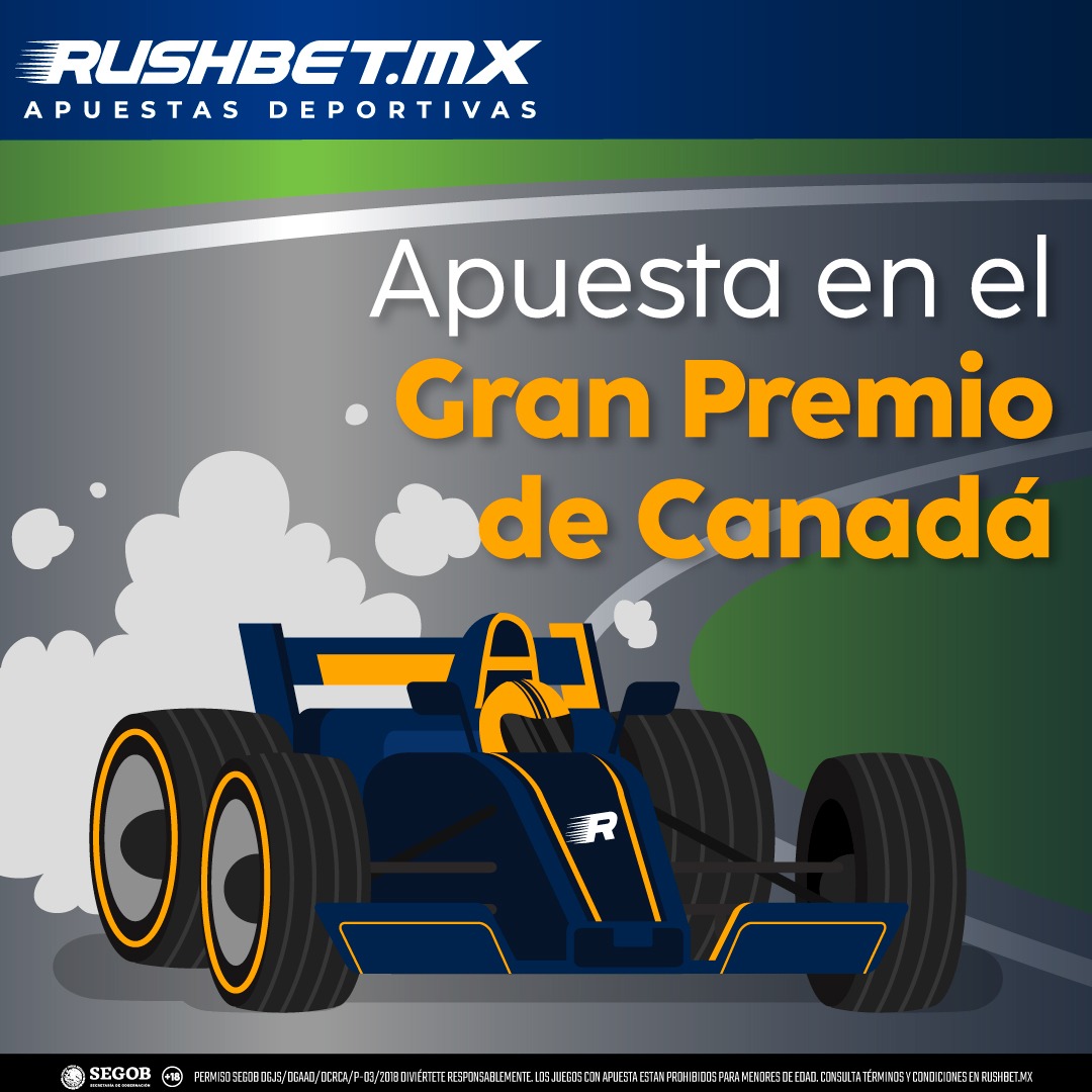 RushbetMX's tweet photo. La Fórmula 1 se reanuda este fin de semana en el Gran Premio de Canadá, @Max33Verstappen lidera el Campeonato Mundial con 5 victorias en 7 carreras seguido de @SChecoPerez y @alo_oficial 

Sigue la emoción del Deporte Motor en https://t.co/ofhfnmVs6k https://t.co/mmDPS1exUp