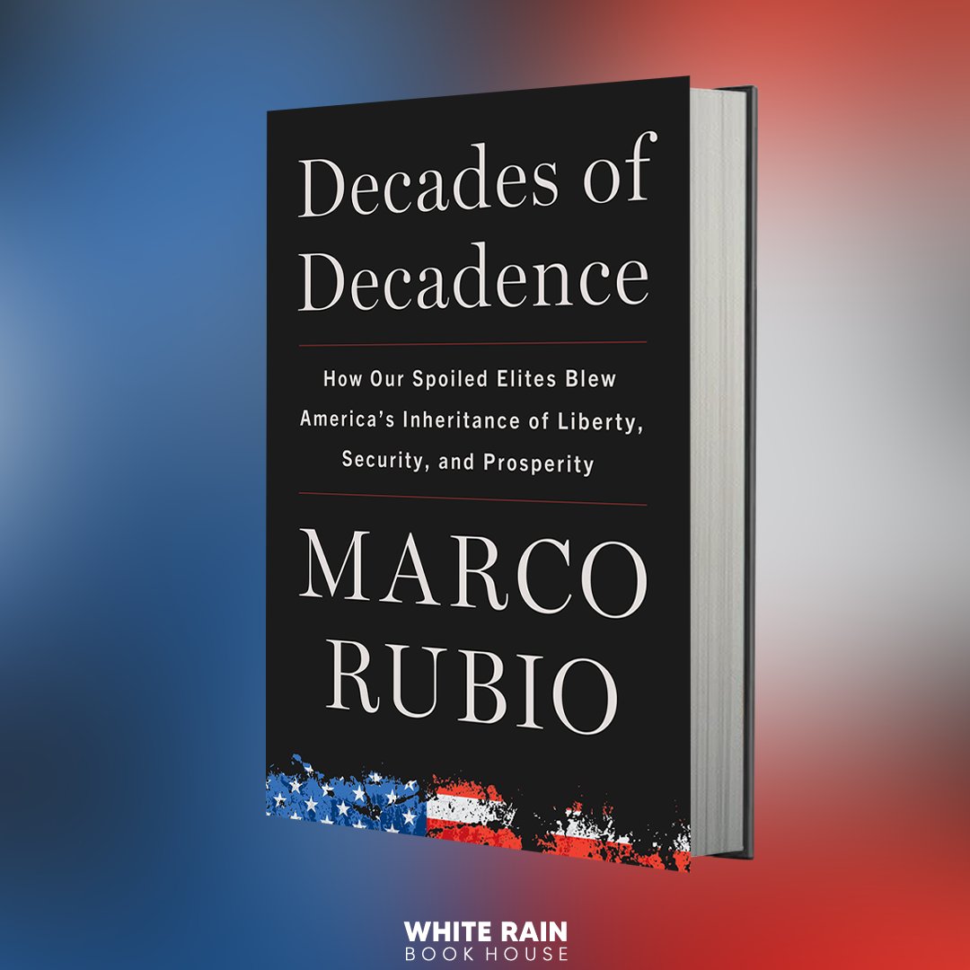 Thirty years of telling Americans they don’t need families, communities, or a shared history is destroying what made our country the envy of the world.

#DecadesofDecadence #MarcoRubio #bookstagram #booksworm #Readers #bookreviews #BookTwitter