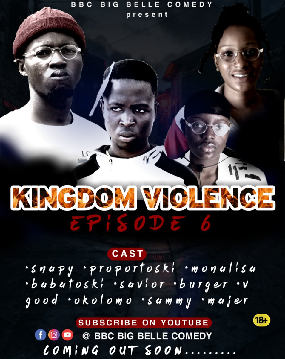 belle_comedy's tweet photo. Episode 6 of kingdom violence dropping soon on YouTube please subscribe https://t.co/RSxJd67tTk
