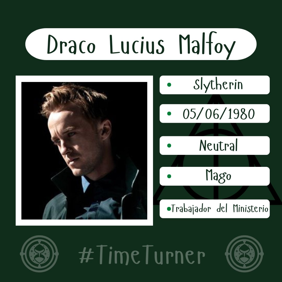 Draco Lucius Malfoy.