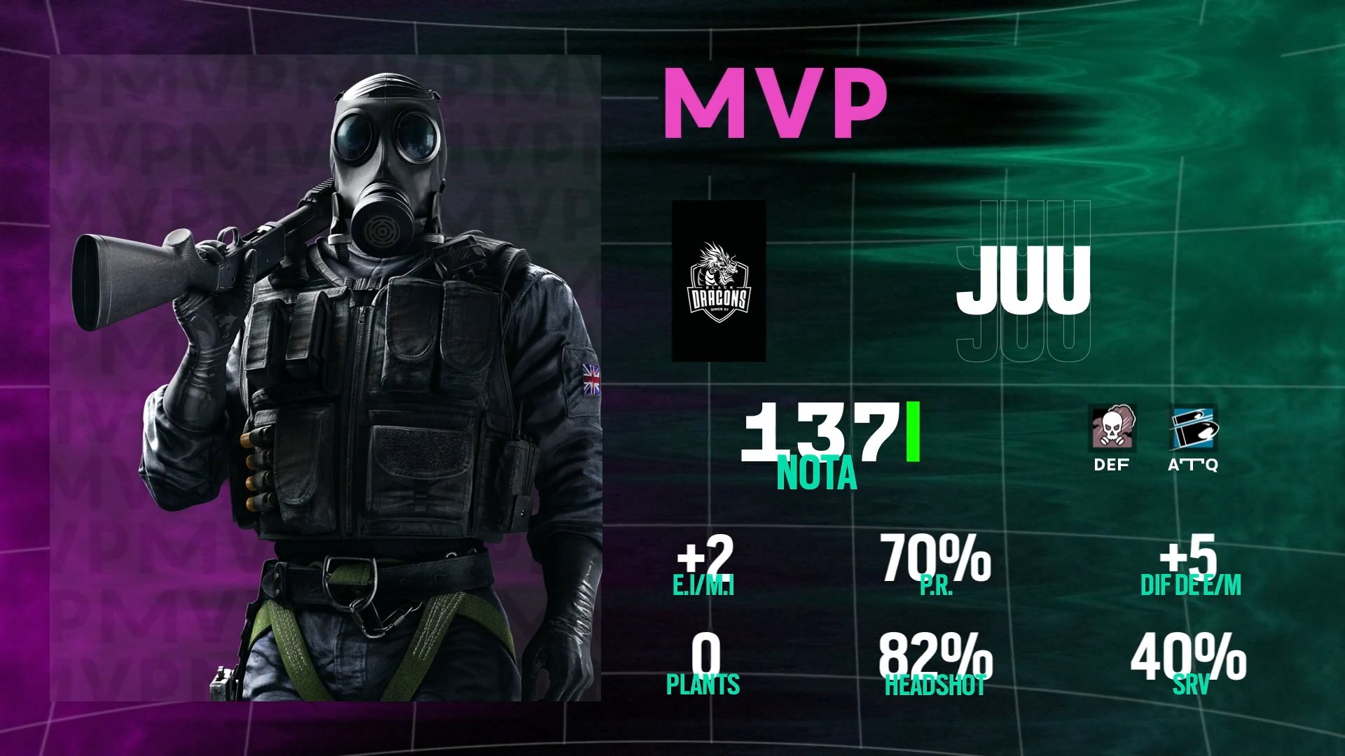 Juu, jogadora da BD no Circuito Feminino de R6. Foto: Reprodução/ YouTube: Rainbow Six Brasil