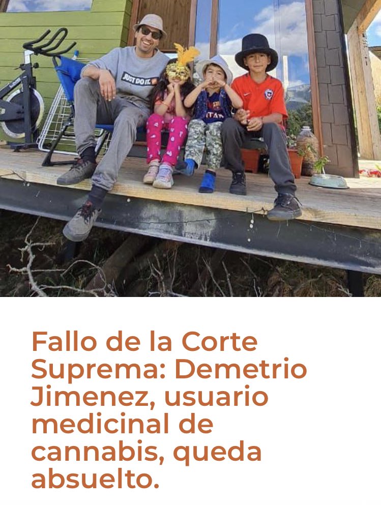 ¡Se hizo justicia! 🪴Fallo de la Corte Suprema absuelve a Demetrio Jimenez, usuario medicinal de cannabis. Pasó 1 año y medio en prision preventiva y fue condenado en primera instancia a cinco años y un día. Hoy Demetrio y su familia recuperan su vida. Gran trabajo de la <a href="/DPP_CL/">Defensoría Penal Pública</a>