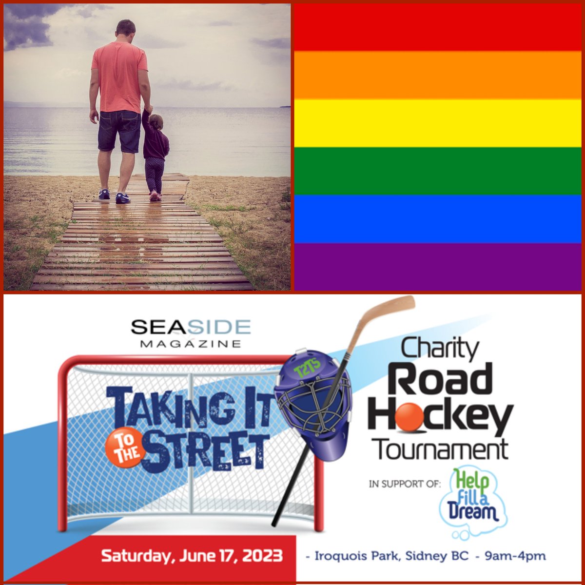 We've got @SeasideMagazine #TakingItToTheStreet fundraiser for @HelpFillADream, and @MySidneyBC #SidneyPride on today, and then #FathersDay tomorrow - #Sidney is BUMPING with activity and people! 😁👍#yyjevents