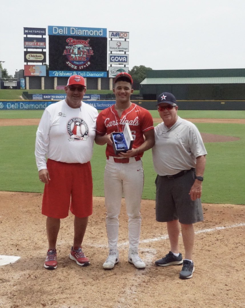 Congratulations Braylen Collins from Bridge City 2023 @thsbca 2A,3A,4A North /South All Star Elite Game MVP