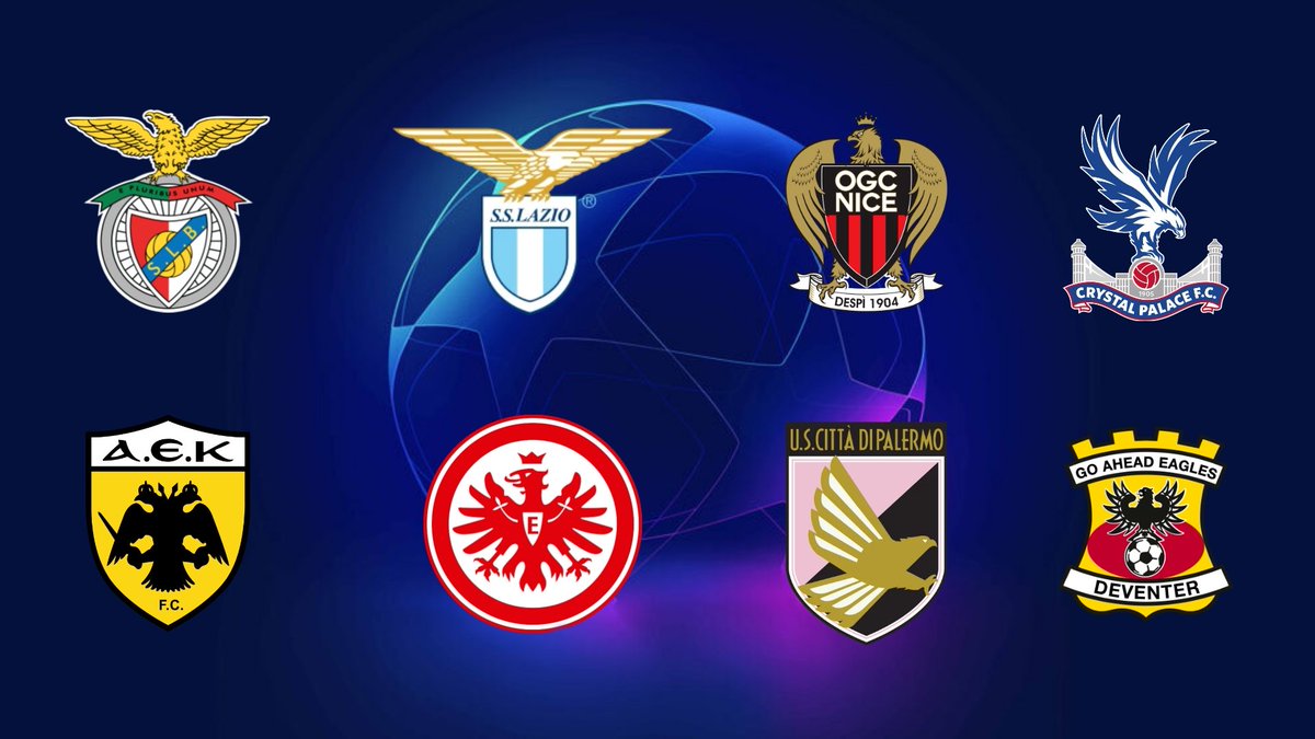 Who would win the #EaglesCup?

@slbenfica_en  @OfficialSSLazio @ogcnice  @Eintracht  #Palace #GHE @Palermofficial