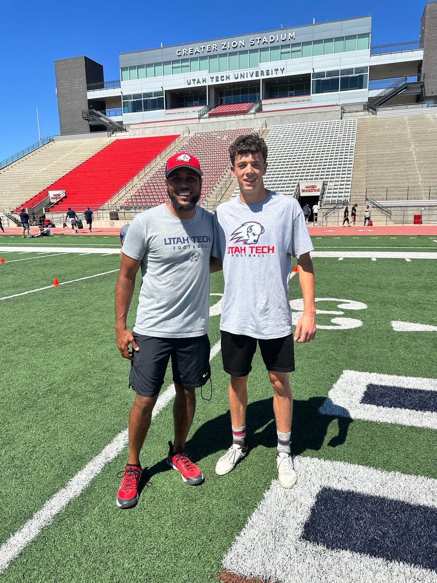 Won co-Champ in the field goal competition at Utah Tech camp today. 8/8 charting and 6/8 competition. Had a great time, thank you <a href="/CoachJBHall/">JB Hall Jr</a> <a href="/BrooksbyConnor/">connor</a> <a href="/IlyaUvaydov/">Ilya Uvaydov</a>    <a href="/CoachPPeterson/">Coach Paul Peterson</a>