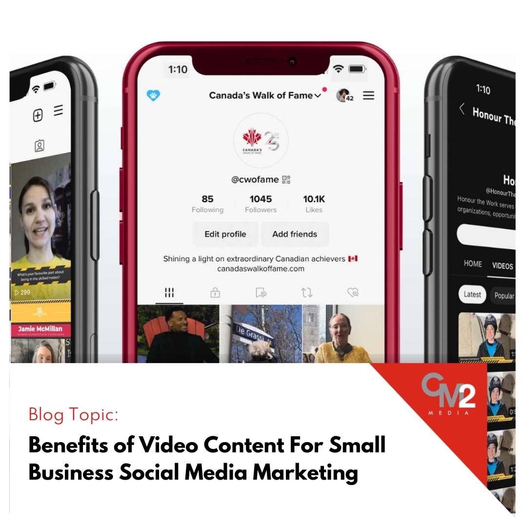 🎥📈 Boost your small business social media marketing with video content! 🚀✨ 

🔗 Read Now: bit.ly/434nPuJ 

📞 1-855-656-5262 ✉️ info@cm2media.ca 💻 cm2media.ca

#CM2media #Marketing #Media #Burlington #BurlON #Oakville #DigitalMarketing #B2b #B2C