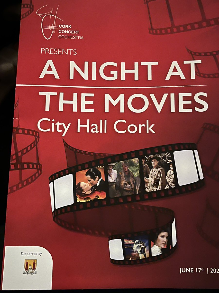 Tfitzgeraldcork's tweet photo. Scene is set at @corkcitycouncil concert hall for ‘a night at the movies’ @CorkOrch magnificent talent and the fab @elmarie96 as compère https://t.co/F4EM9PItVA