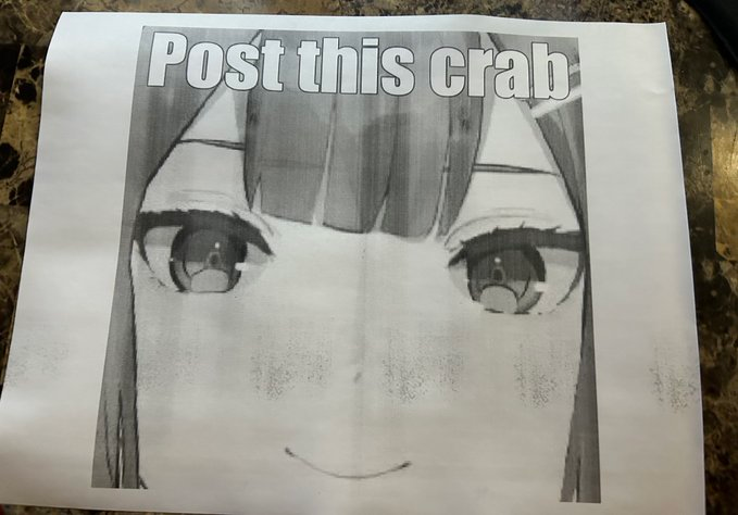 post this crab