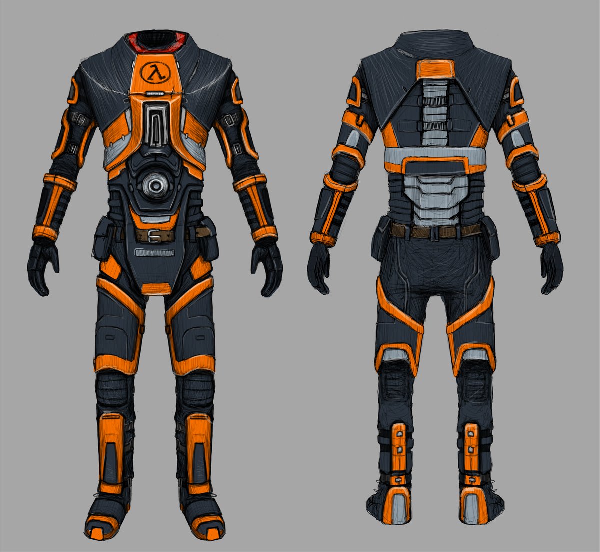 SimonCvok's tweet photo. Coloring in the #HEVSuit
#halflife2beta https://t.co/gHAN3Ic8oi