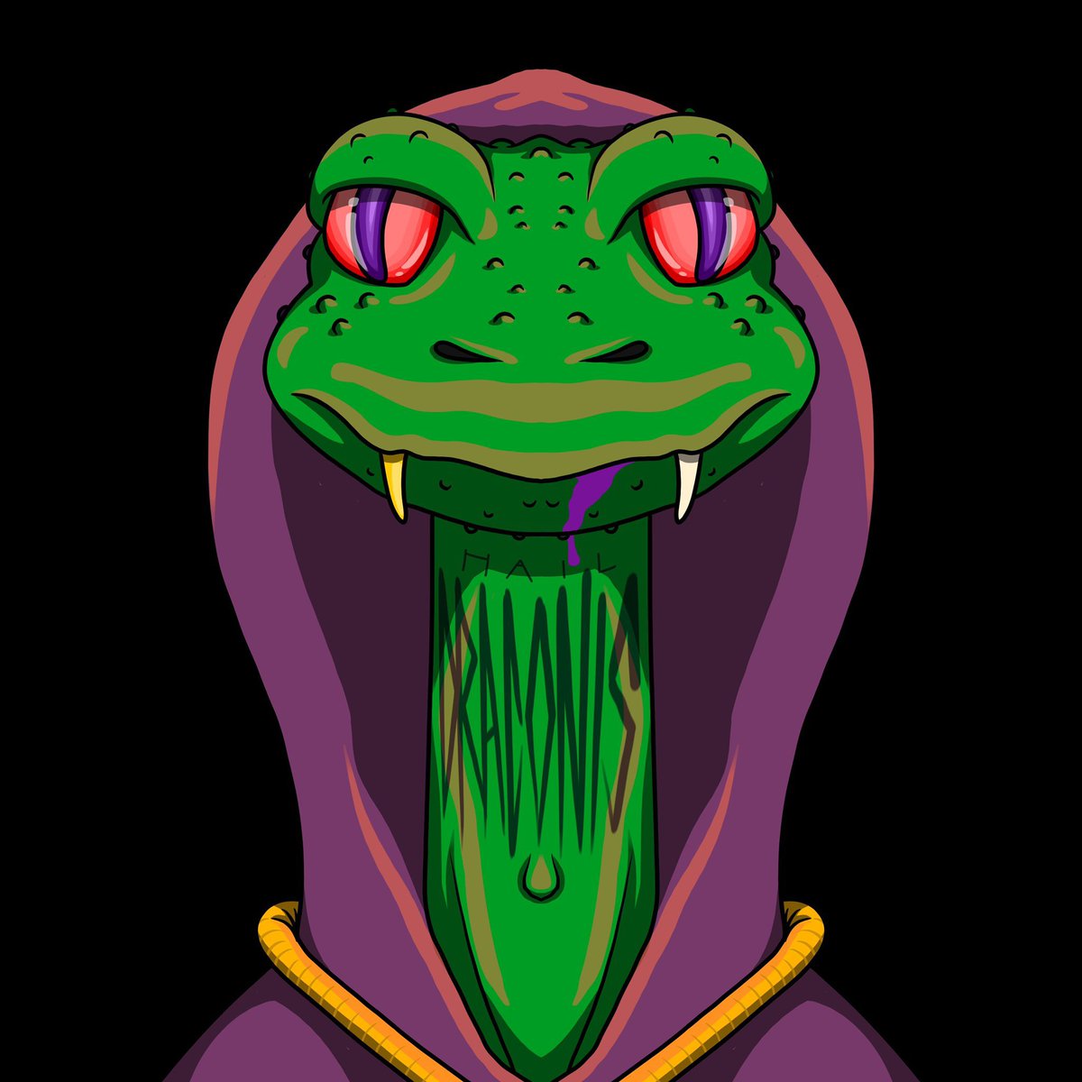Many humans have referred to Crucifore as ‘that reptilian jerk’ so it is fitting that I will make an official appearance in the #jerk collection by @purpledrank7855!
1000 1/1 jerks coming sooooon….ish. 
Hail Draconis!