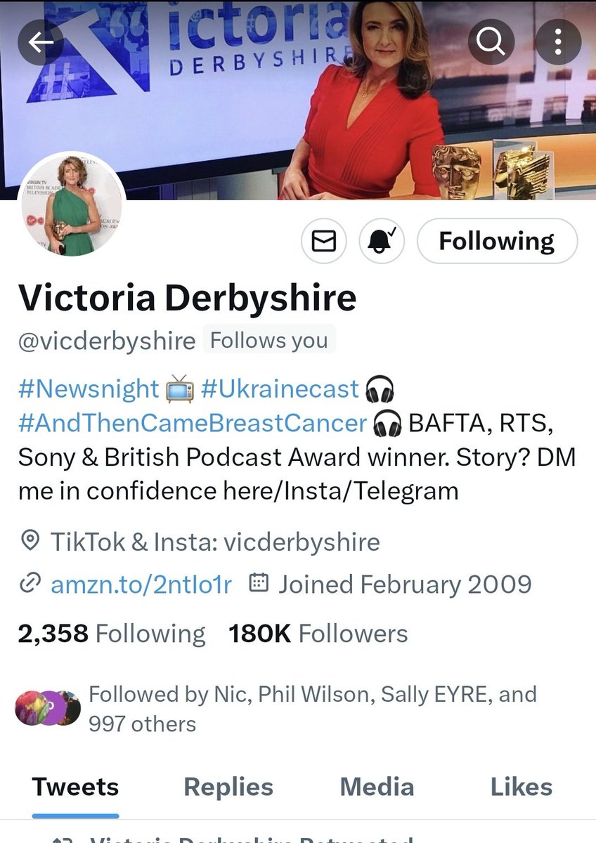 @jessica_lloyd4 @FloBrookes @vijaypatel_110 @Edelharris @finferg 
BBC News Broadcaster & presenter @vicderbyshire has interviewed me a few times about my work. The tables will turn soon as has agreed to be an Interview Guest for my Podcast in October!  #VictoriaDerbyshire