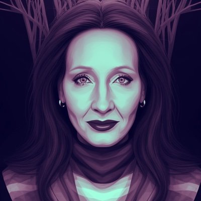 remember that time I dunked on JK Rowling so hard that she had to change her profile picture to AI art?