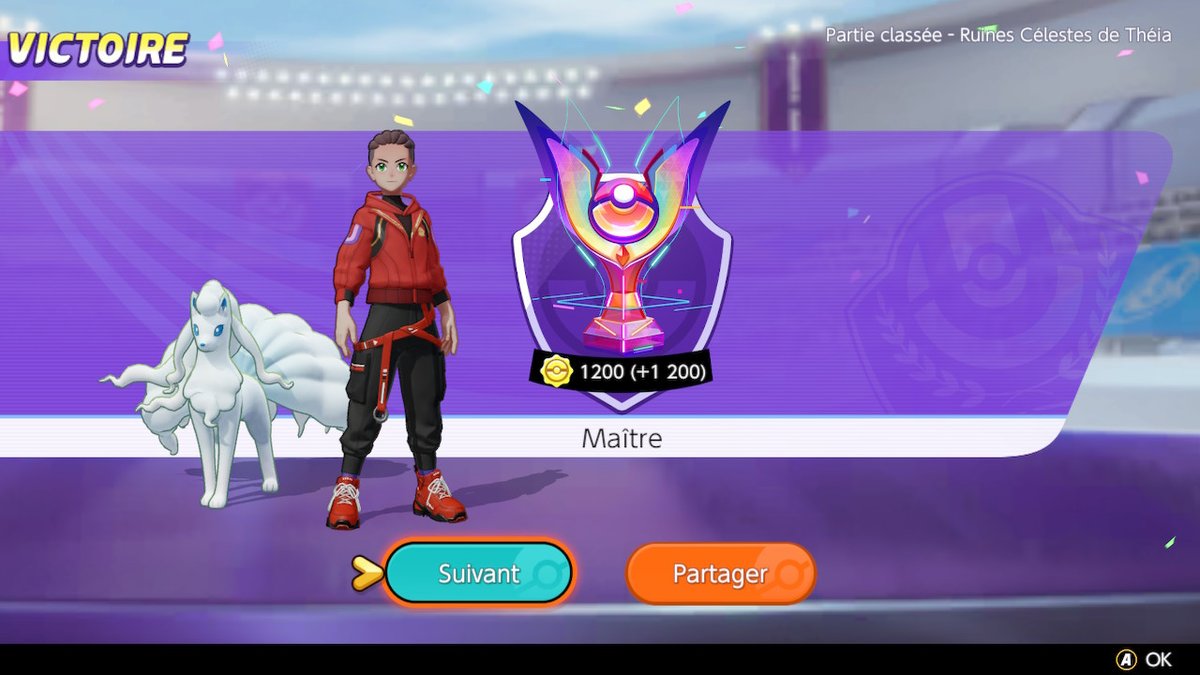 Durzo_Kun's tweet photo. @Nehca c'est le vrai screen ! #PokemonUNITE #NintendoSwitch https://t.co/ulif36LbIu