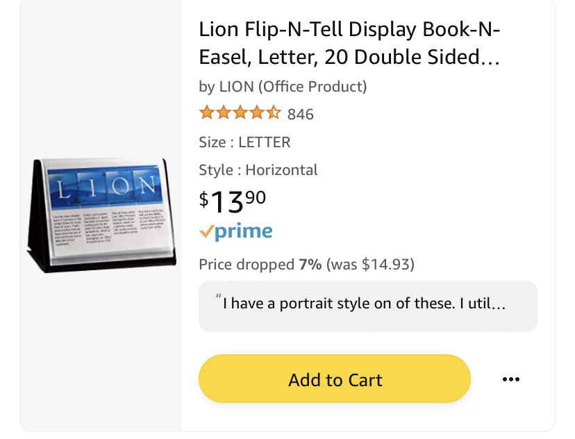 <a href="/bagm1012/">Bga</a> You will want this on your list! I used a portrait one last year. Small groups or individuals… either way you use it will be beneficial! I had mini anchor charts inside that I could easily switch in or out! 
👇🏼👇🏼👇🏼

amazon.com/hz/wishlist/ls…

#clearthelist #teachersoftwitter