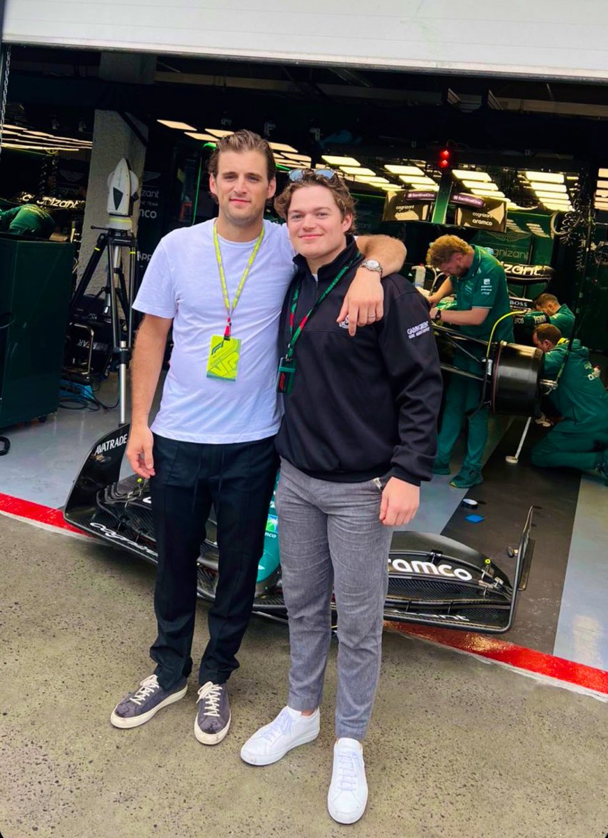 Chris Wideman & Cole Caufield at F1 weekend in Montreal 🏎️
