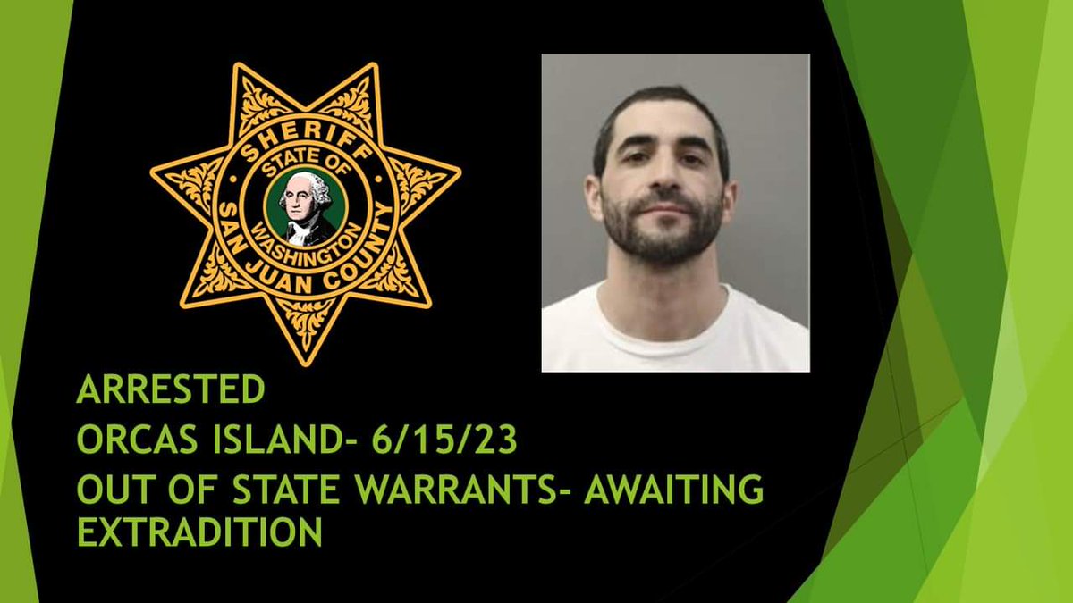 ChiSpectator's tweet photo. Former Taft High School teacher, Garrett McLinn, previously charged with stalking Lori Lightfoot, disorderly conduct and resisting arrest, was arrested in Orcas Island in San Juan County, Washington state for warrants related to his original charges in Cook County after being released on a $2k bond and placed on electronic monitoring.