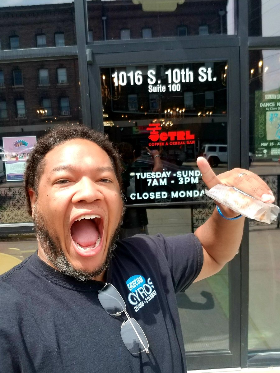 OmahaFattie's tweet image. Finally made it to @ctrl_coffee! 😋 Picked up a donut cookie too. S/O to @OCookieos!♥️